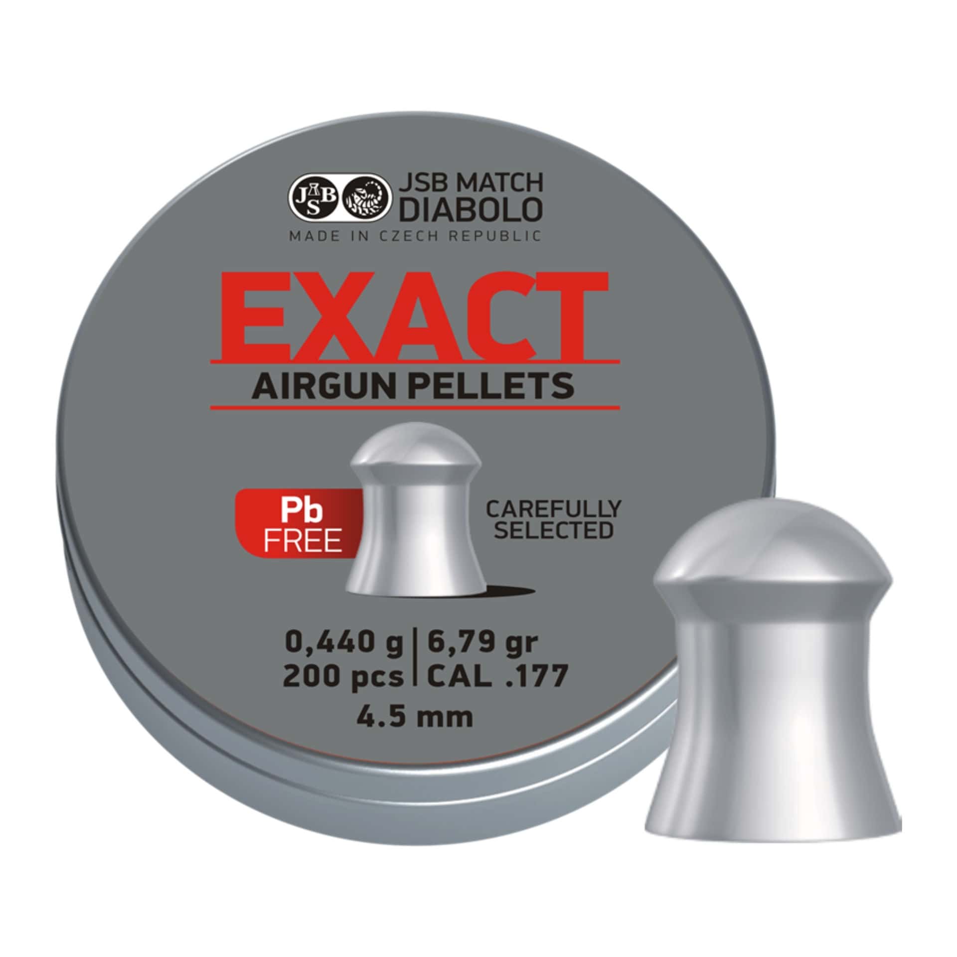 JSB Exact bleifrei Diabolos .177 - 4,50mm - 0,440g - 200Stk