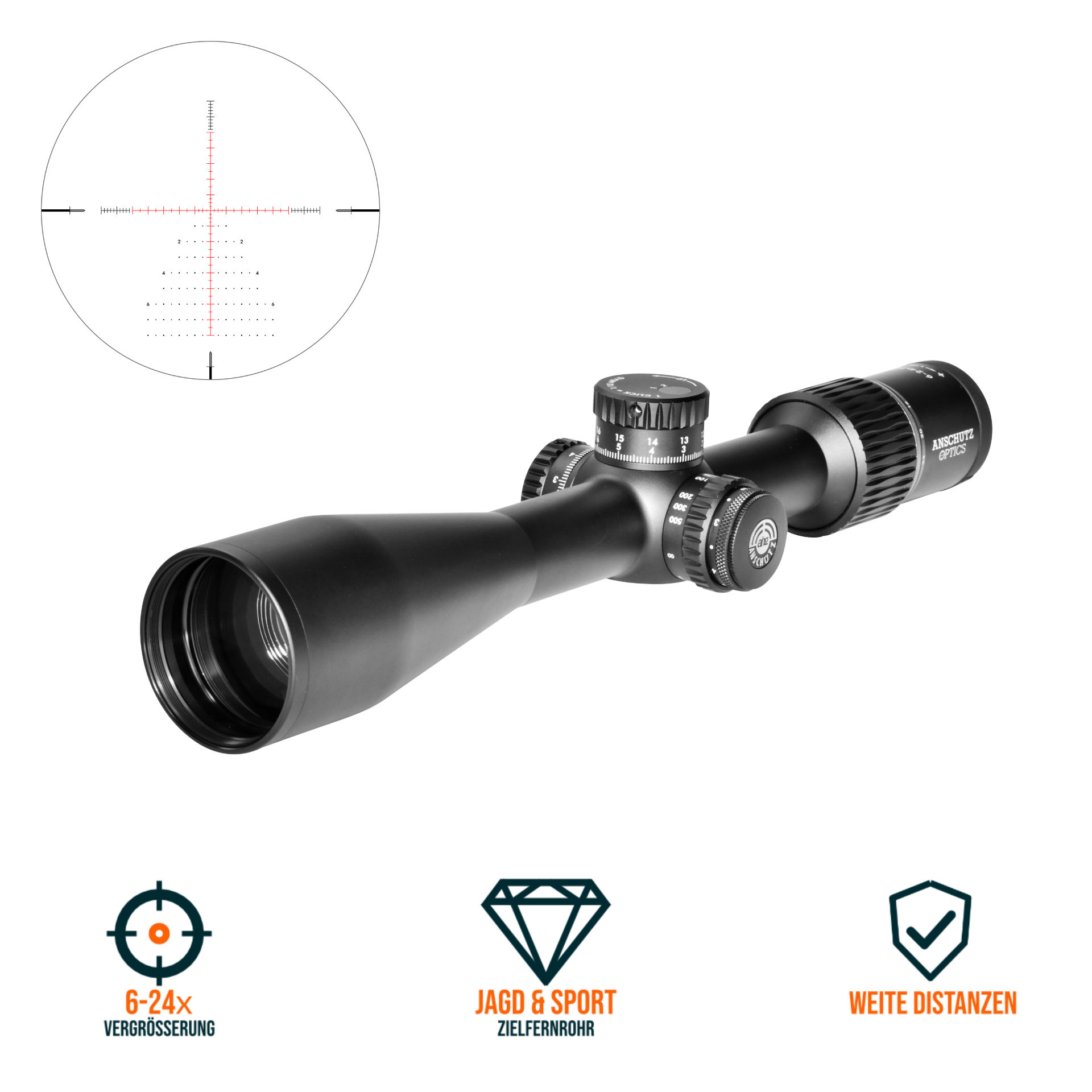 Anschütz Optics PERFORMANCE PRO 6-24x50