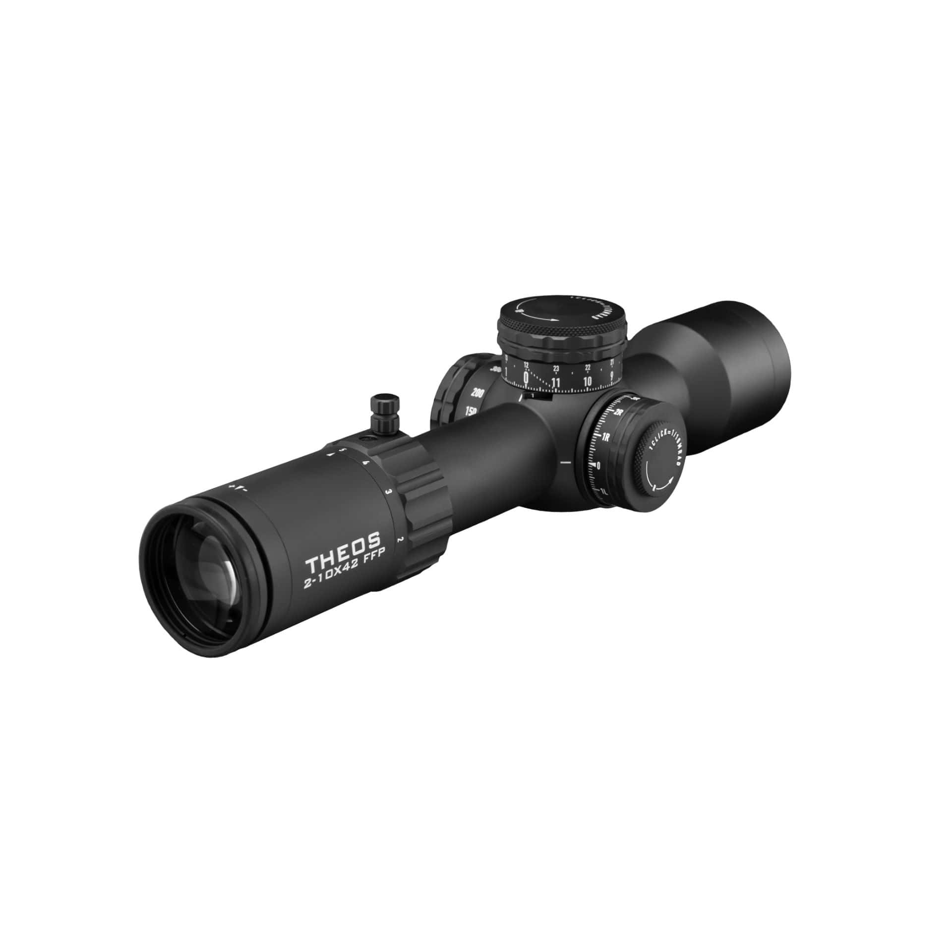 Element Optics Theos 2-10x42 FFP MRAD Black