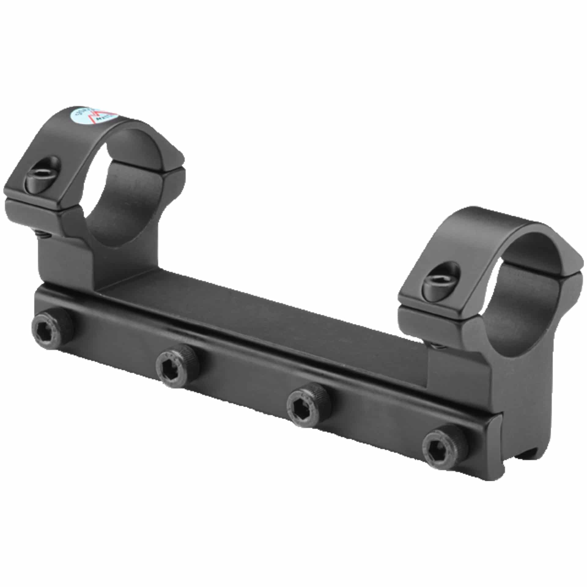 1" high, prism rail, tilted, one-piece
