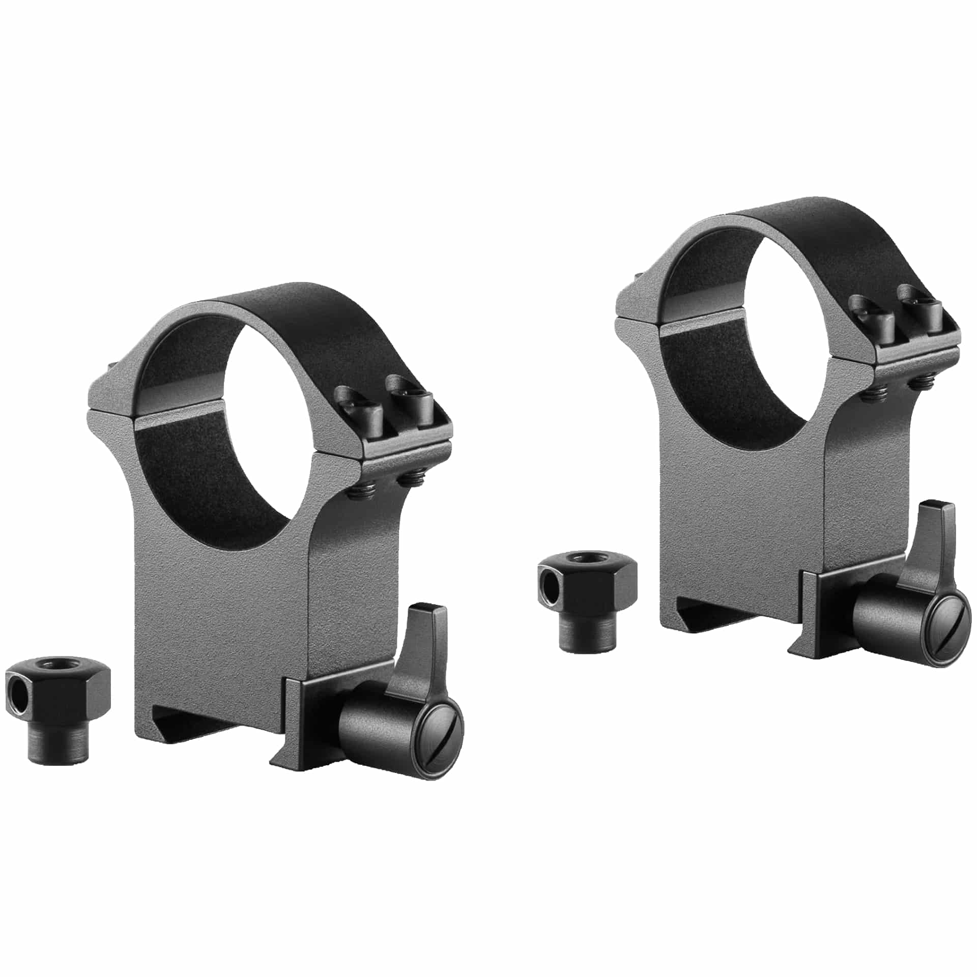 Professional Steel Ring Mounts 30mm Extra High